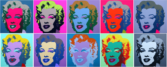 Marylin Monroe Portfolio (Set of 10)